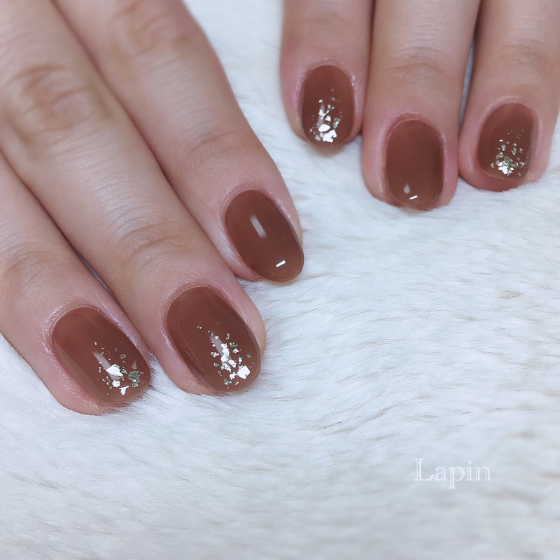 ワンカラーネイル♫