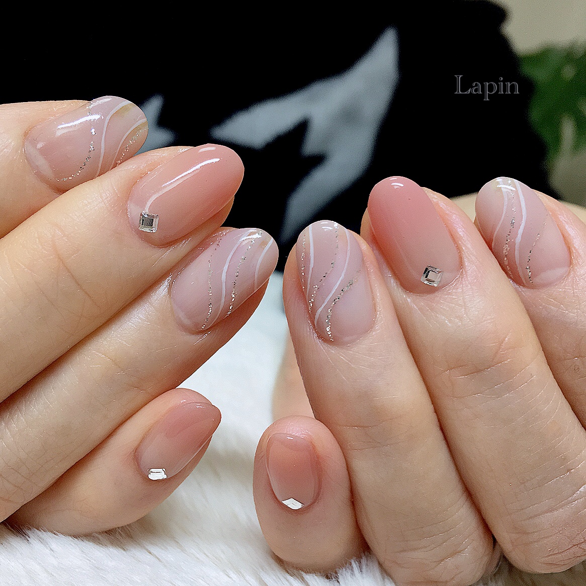 グラデーションネイル Lapin