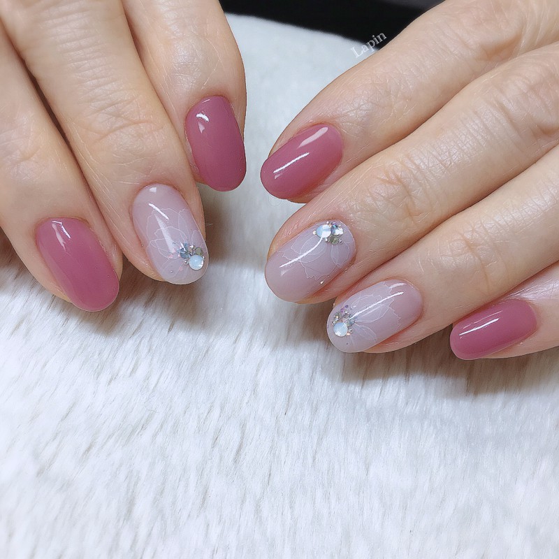 フラワーネイル＆ミラーネイル♫