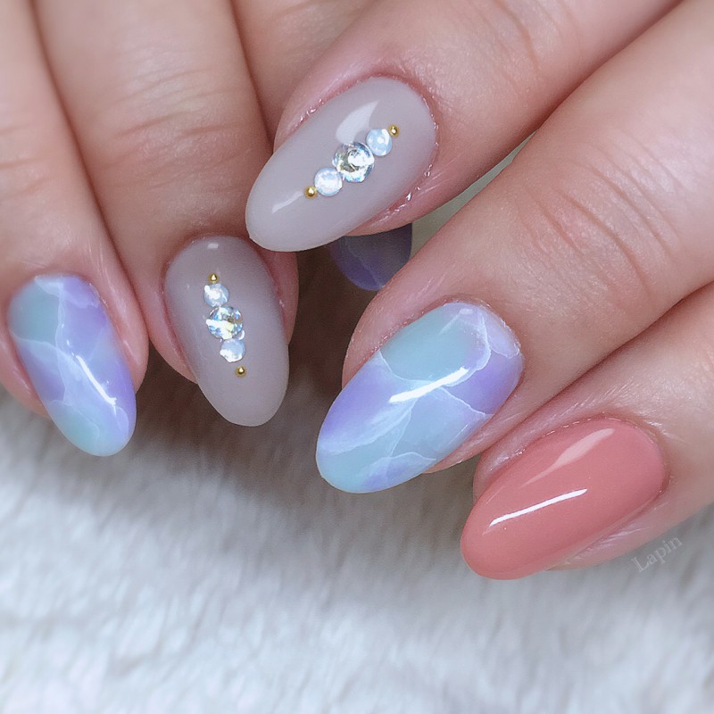 お客様ネイル＆2019トレンドカラー♫