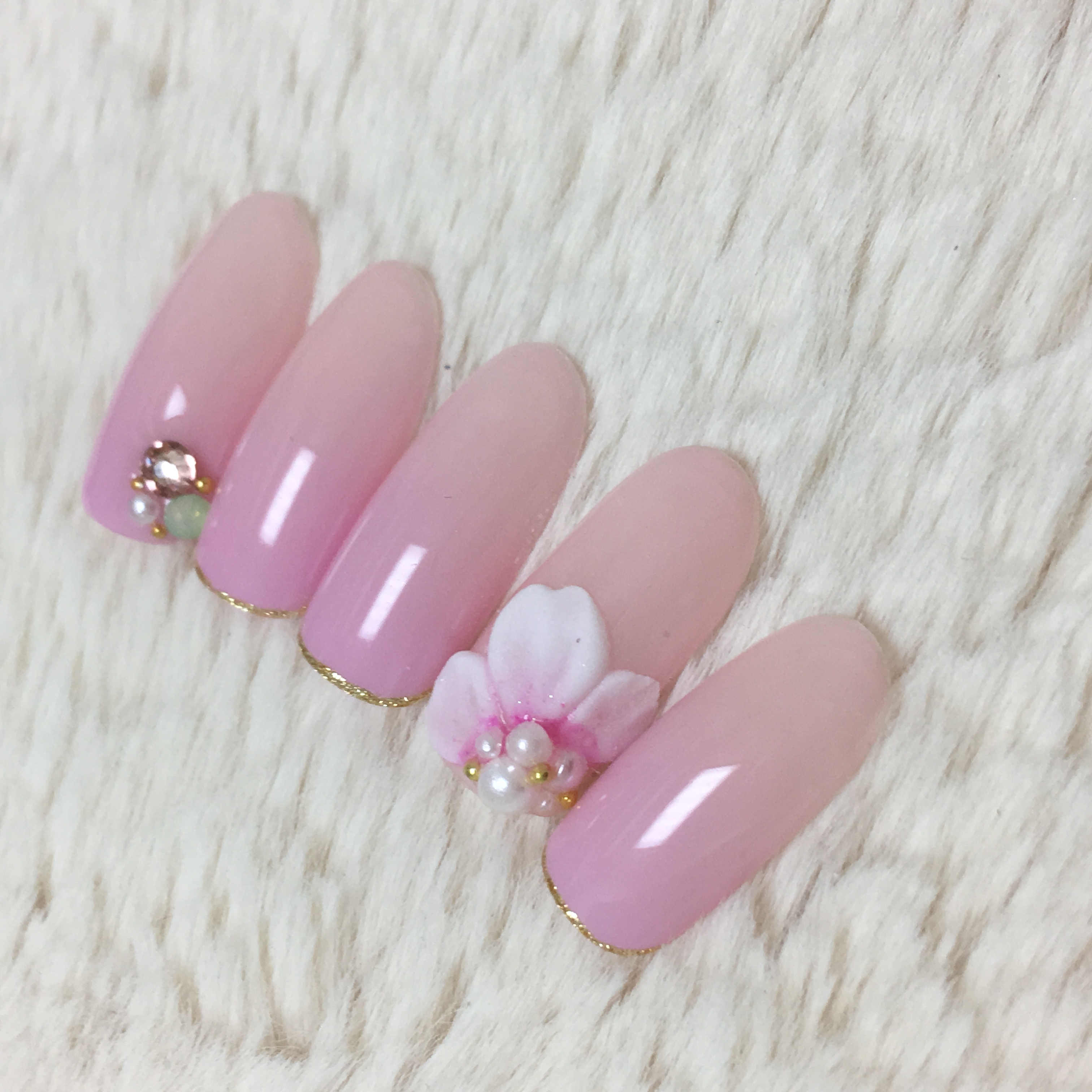 3dな桜ネイル Lapin 3dな桜ネイル Lapin