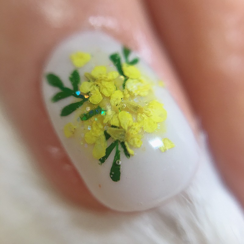 3月8日はミモザの日＆お客様ネイル♫