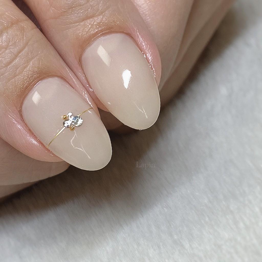 シンプルなオフィスネイル＆春ネイル続々♬ 西荻窪 ネイルサロン｜ラパン