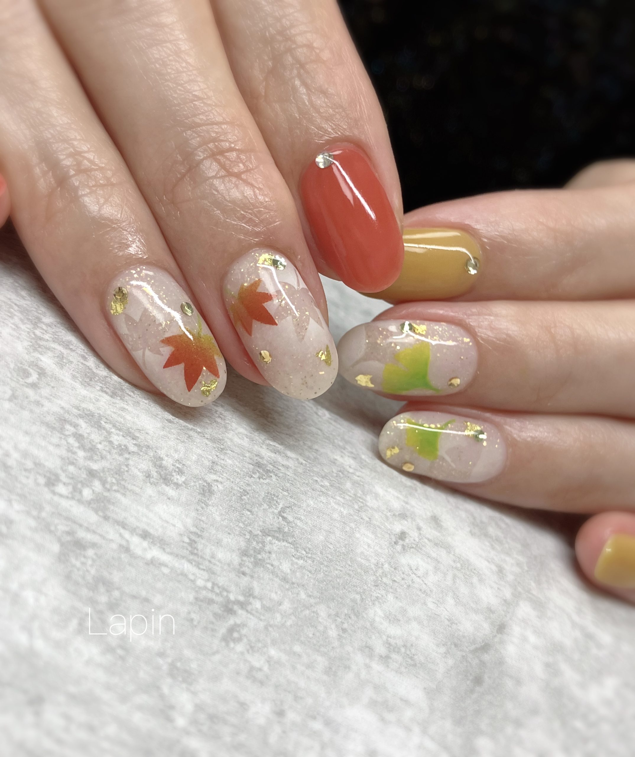 お客様ネイル&10月もお越し頂きありがとうございます🎃