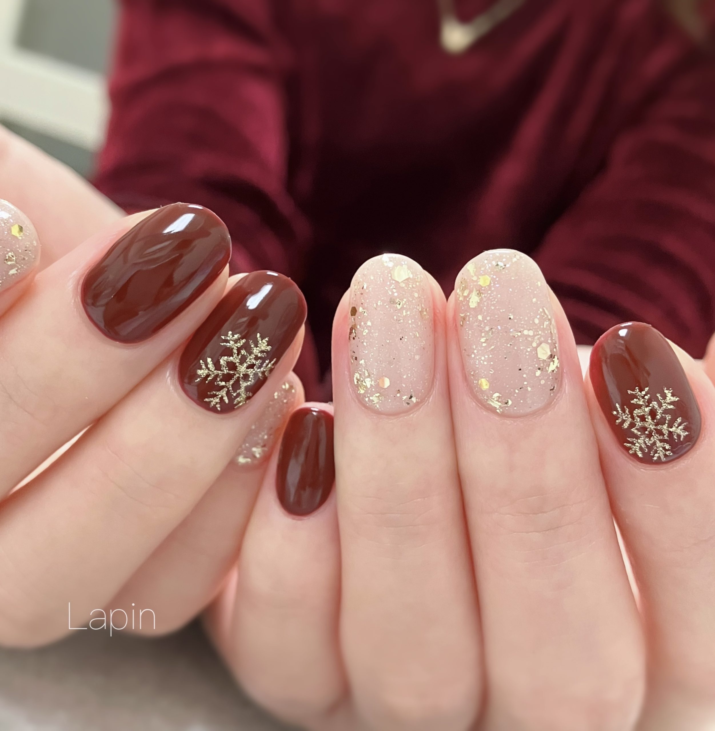 指先はひと足先にクリスマス♫